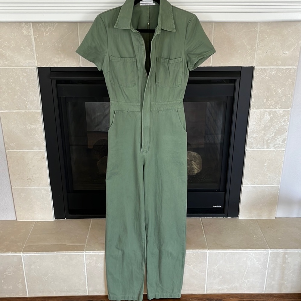 Urban Outfitters Army Green Jumpsuit